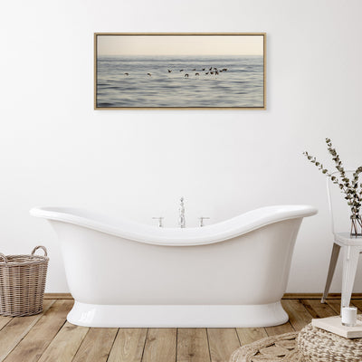 Sylvie Birds of a Feather Framed Canvas by kateandlaurel - product image 5 for Resin Society