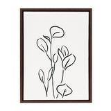 Sylvie Botanical Sketch Print No 3 Framed Canvas by The Creative Bunch