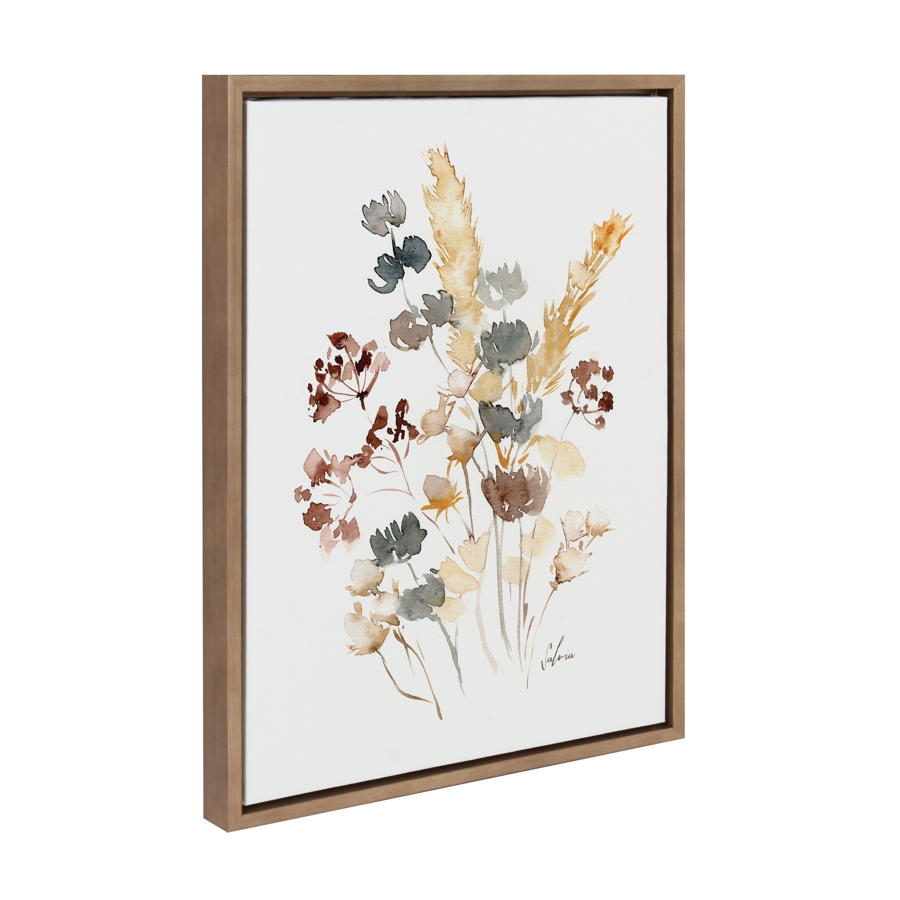 Sylvie Wild Salvia Framed Canvas by kateandlaurel - product image 12 for Resin Society