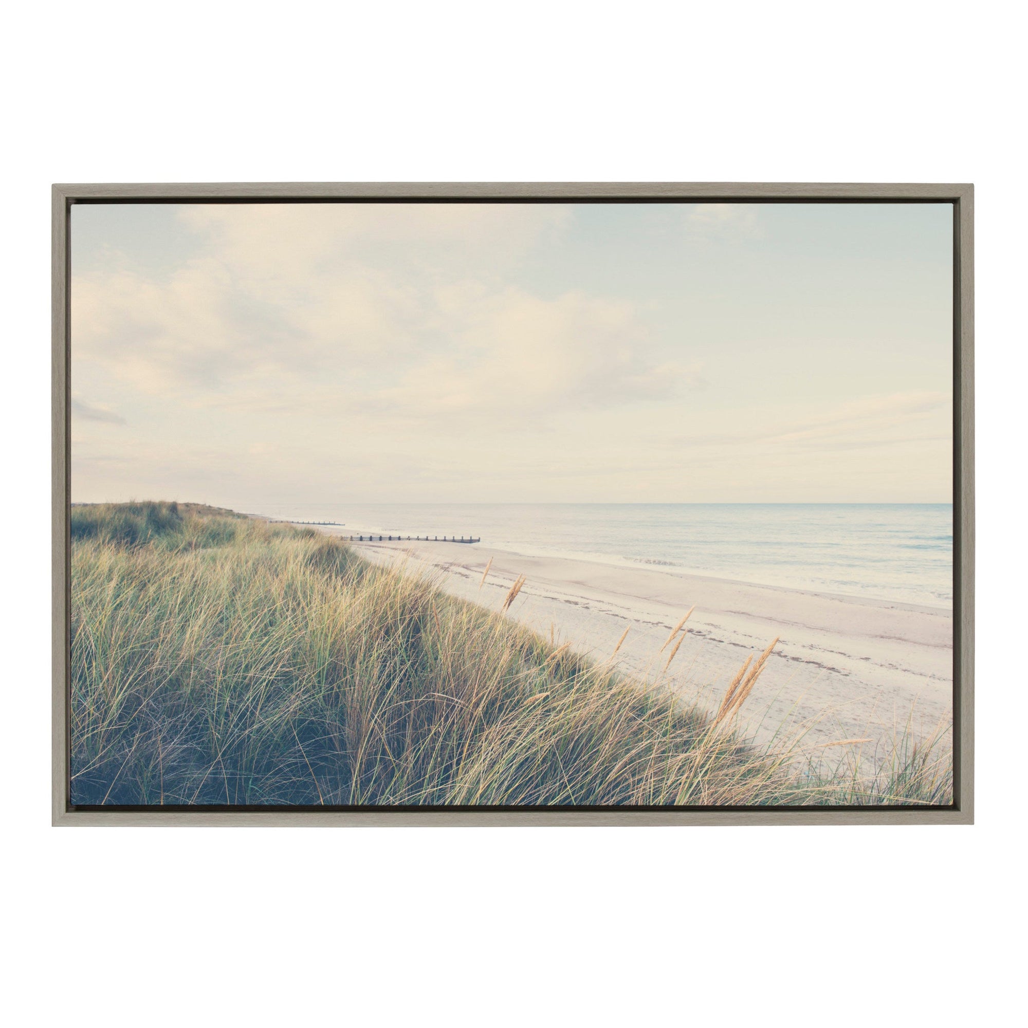 Sylvie The Perfect Day Framed Canvas by Laura Evans by kateandlaurel - main product image for Resin Society