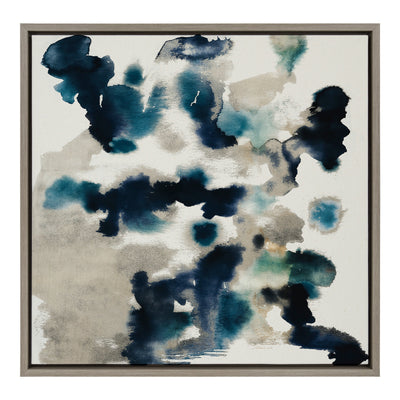 Sylvie Gilded Watercolor Framed Canvas