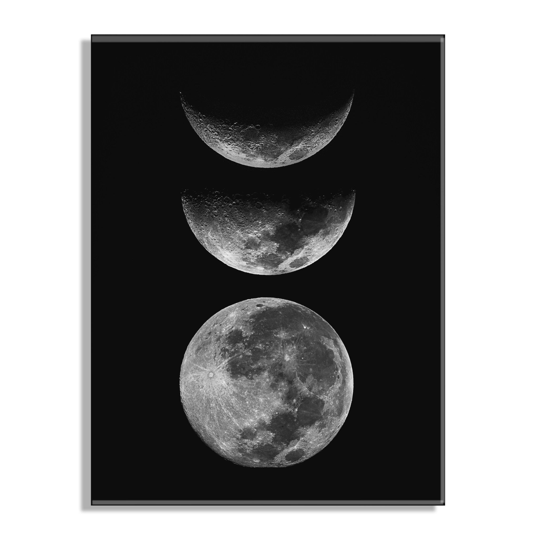 Mod Moon It’s Just a Phase Floating Acrylic Art by kateandlaurel - product image 2 for Resin Society