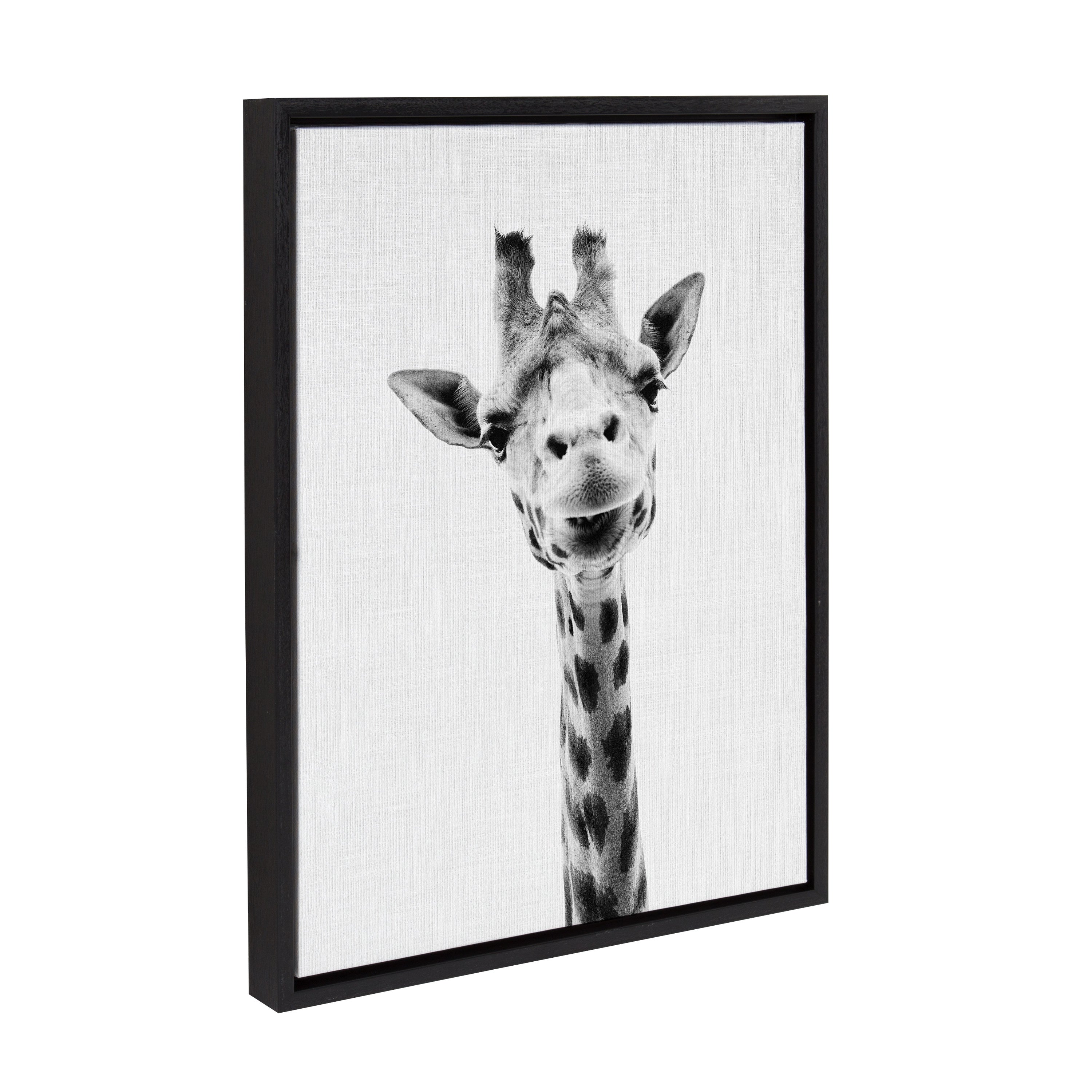 Sylvie Giraffe Framed Canvas by Simon Te of Tai Prints by kateandlaurel - product image 13 for Resin Society