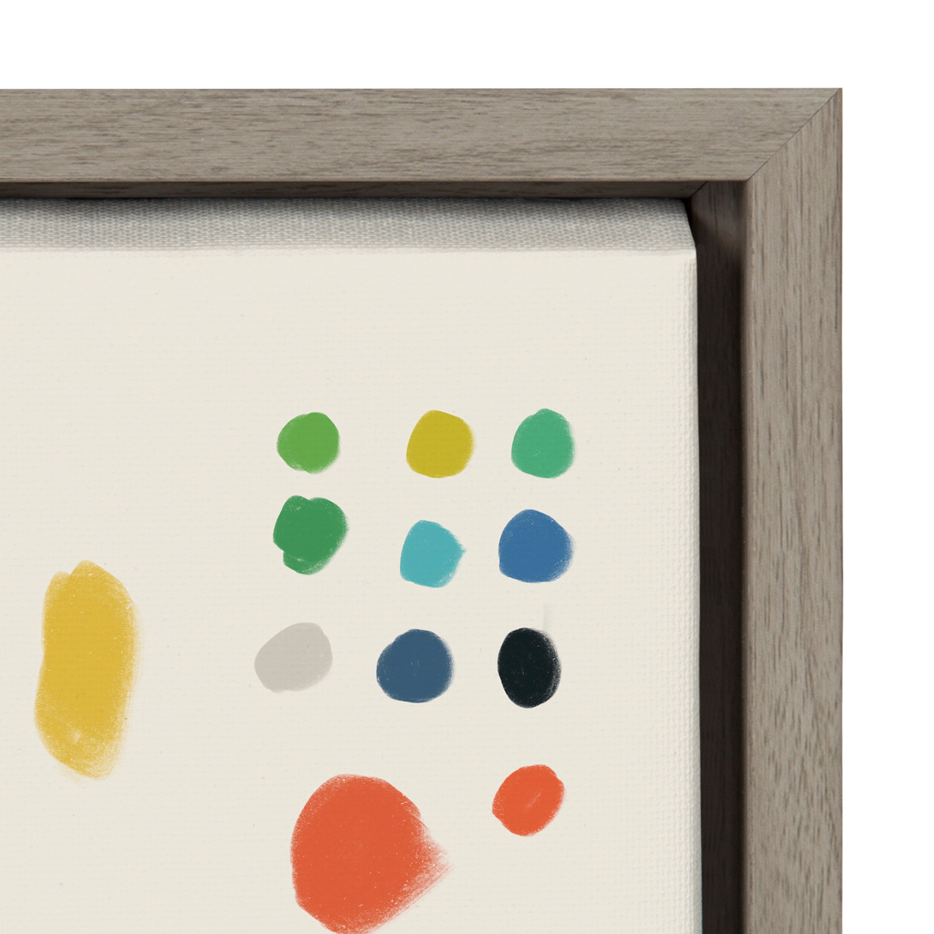 Sylvie Zen Garden 1 Framed Canvas by kateandlaurel - product image 10 for Resin Society