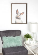 Sylvie Animal Studio Cute Male Rabbit Framed Canvas by kateandlaurel - product image 5 for Resin Society