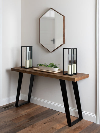 Rhodes Framed Hexagon Wall Mirror