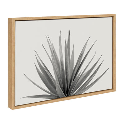 Sylvie Haze Aloe Succulent, Cactus Tall, Cactus Short and Agave Succulent Framed Canvas Art Set