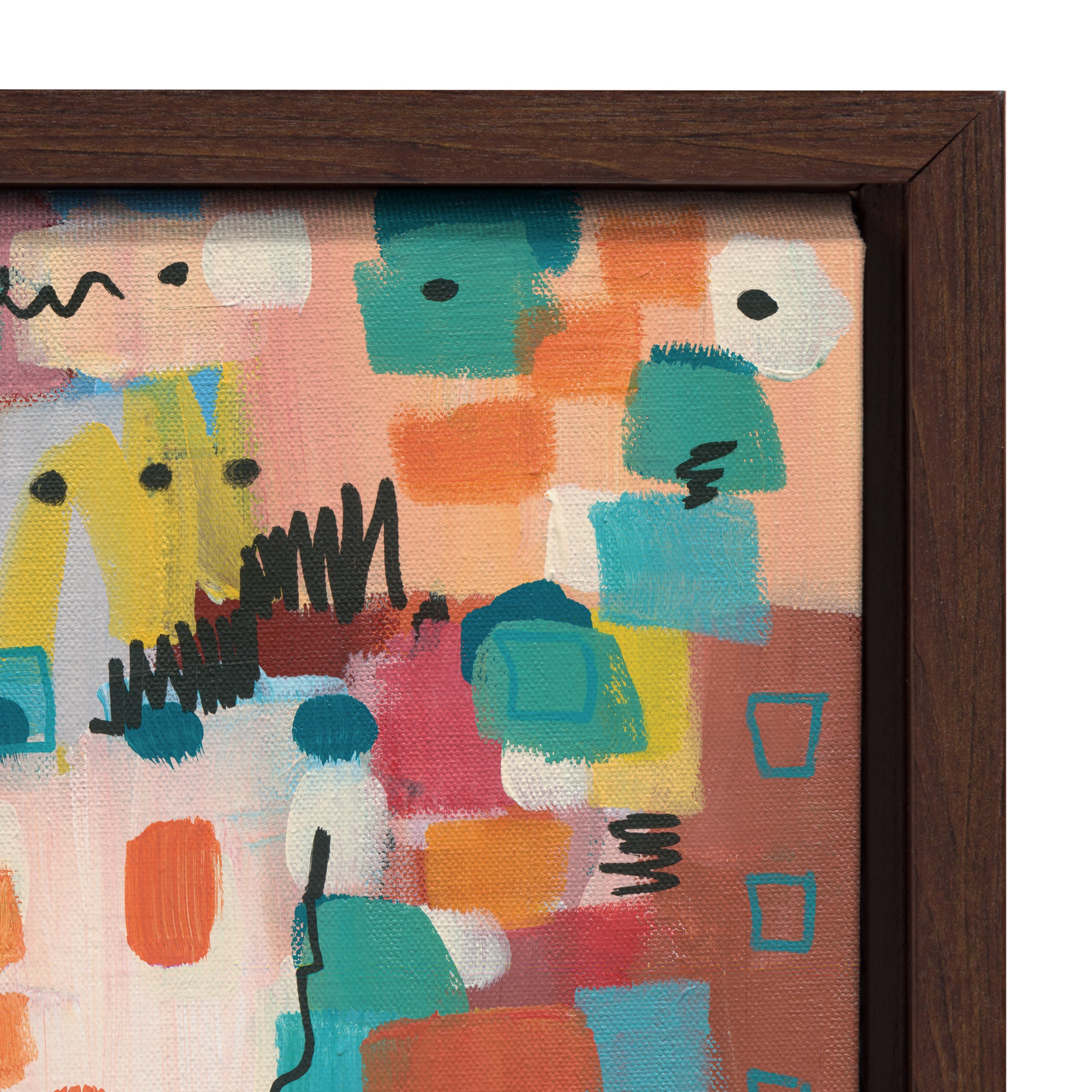 Sylvie Sunset Fiesta Framed Canvas by Leah Nadeau by kateandlaurel - product image 11 for Resin Society