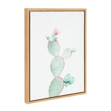 Sylvie Prickly Pear Framed Canvas by Simon Te Tai by kateandlaurel - product image 2 for Resin Society