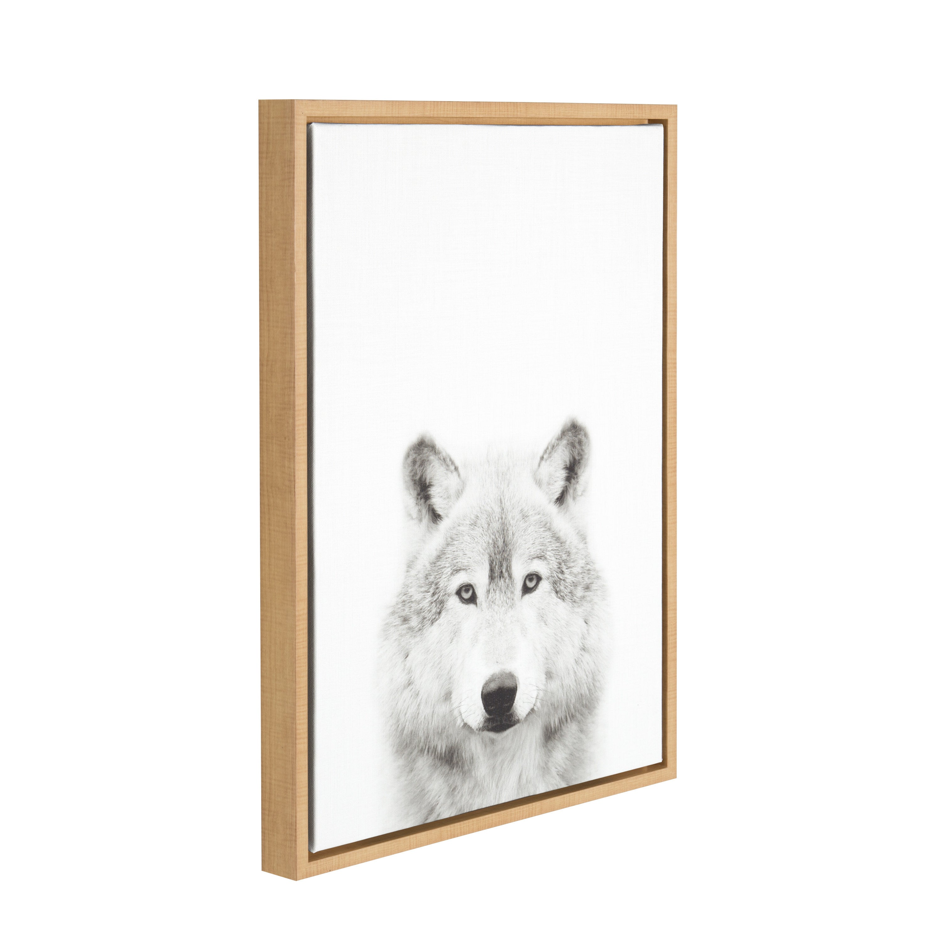 Sylvie Wolf Framed Canvas by Simon Te Tai by kateandlaurel - product image 13 for Resin Society