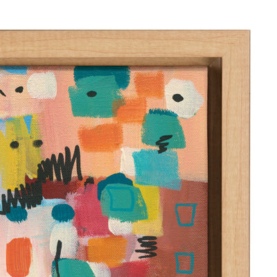 Sylvie Sunset Fiesta Framed Canvas by Leah Nadeau by kateandlaurel - product image 3 for Resin Society
