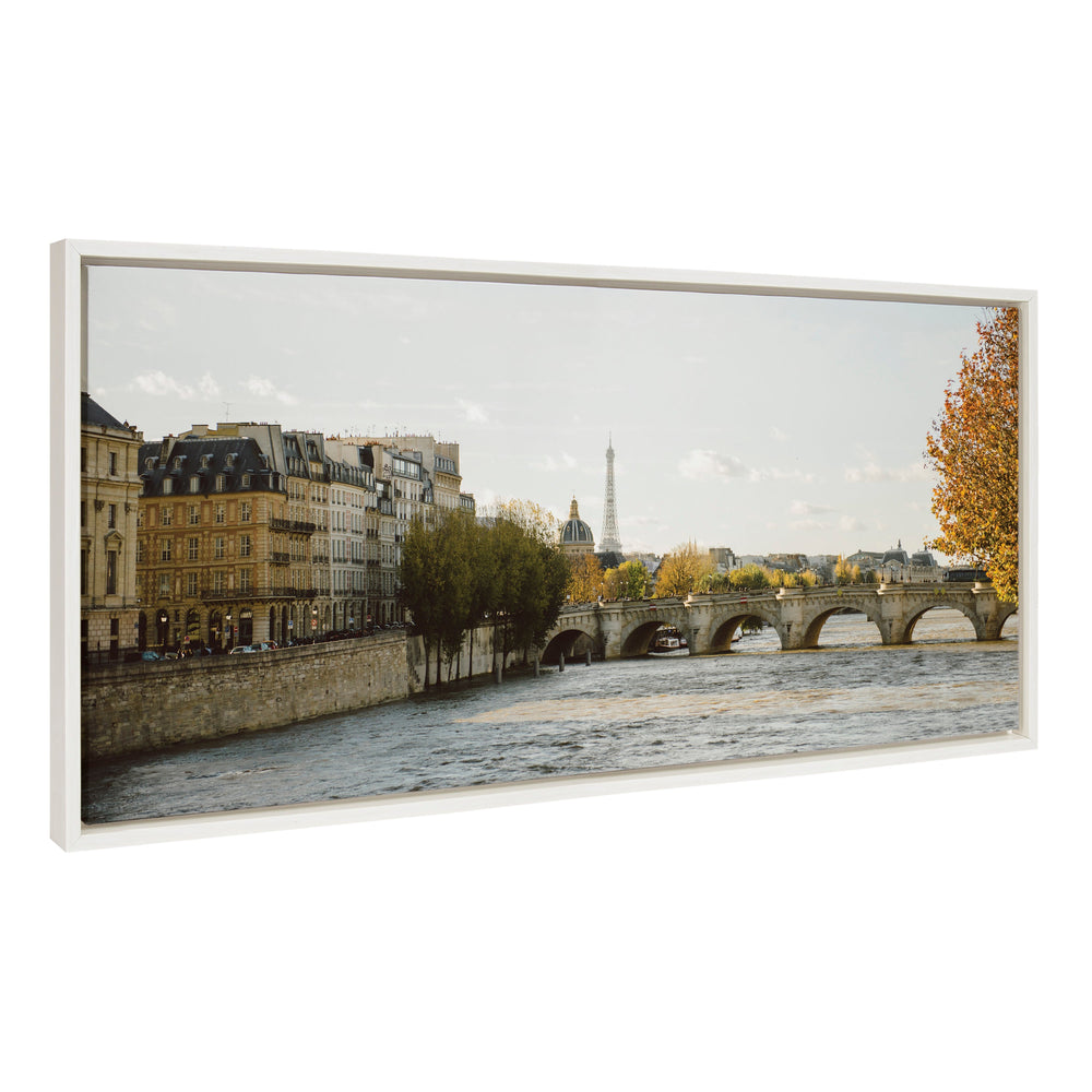 Framed black-and-white photograph titled Sylvie Paris No 8 showing Paris architectural details by Crystal Lynn Collins.