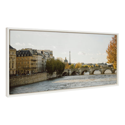 Framed black-and-white photograph titled Sylvie Paris No 8 showing Paris architectural details by Crystal Lynn Collins.