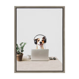 Sylvie You can call me Doug, I’m in IT Framed Canvas by kateandlaurel - product image 10 for Resin Society