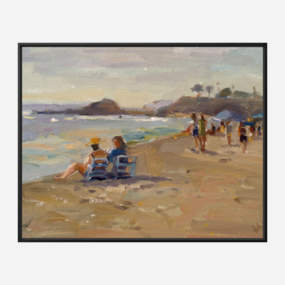 Laguna Beach Artist Enhanced Canvas Print by John Beard Collection - product image 4 for Resin Society