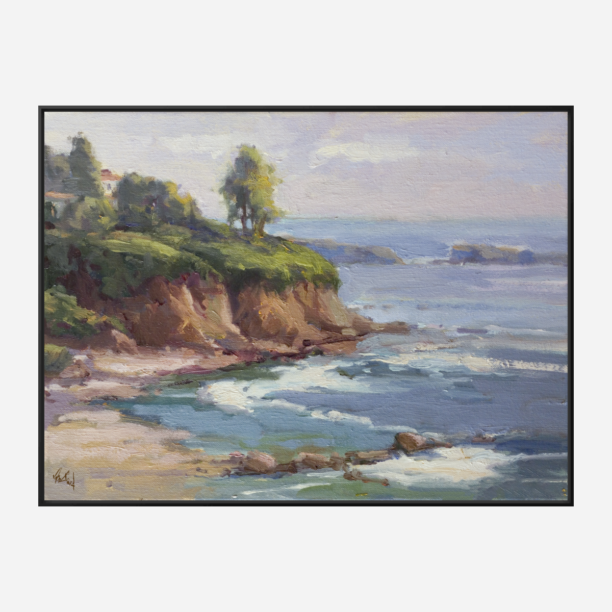 Laguna Cliffs Artist Enhanced Canvas Print by John Beard Collection - product image 5 for Resin Society