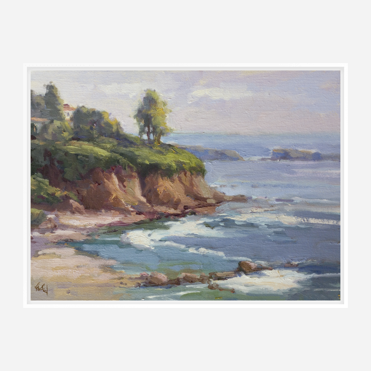 Laguna Cliffs Artist Enhanced Canvas Print by John Beard Collection - product image 6 for Resin Society