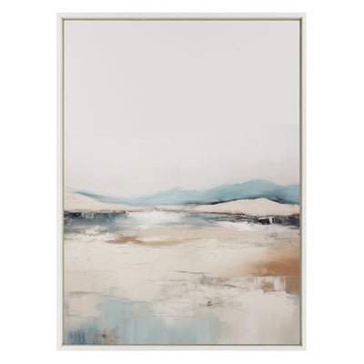 Sylvie Tranquil Landscape IV Framed Canvas by Amy Lighthall