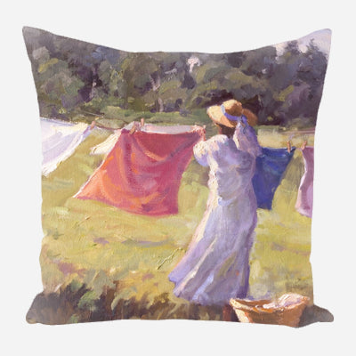 Laundry Day Pillow by John Beard Collection - main product image for Resin Society
