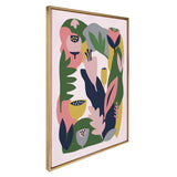 Sylvie Myriam's Garden Framed Canvas by kateandlaurel - product image 14 for Resin Society