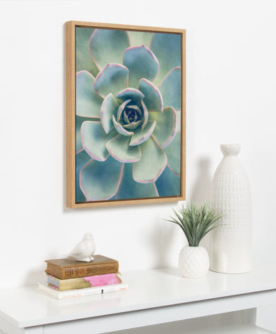 Sylvie Succulent 7 Framed Canvas by kateandlaurel - product image 4 for Resin Society
