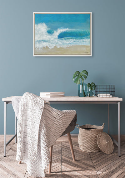 Sylvie Beach Day Framed Canvas by kateandlaurel - product image 5 for Resin Society