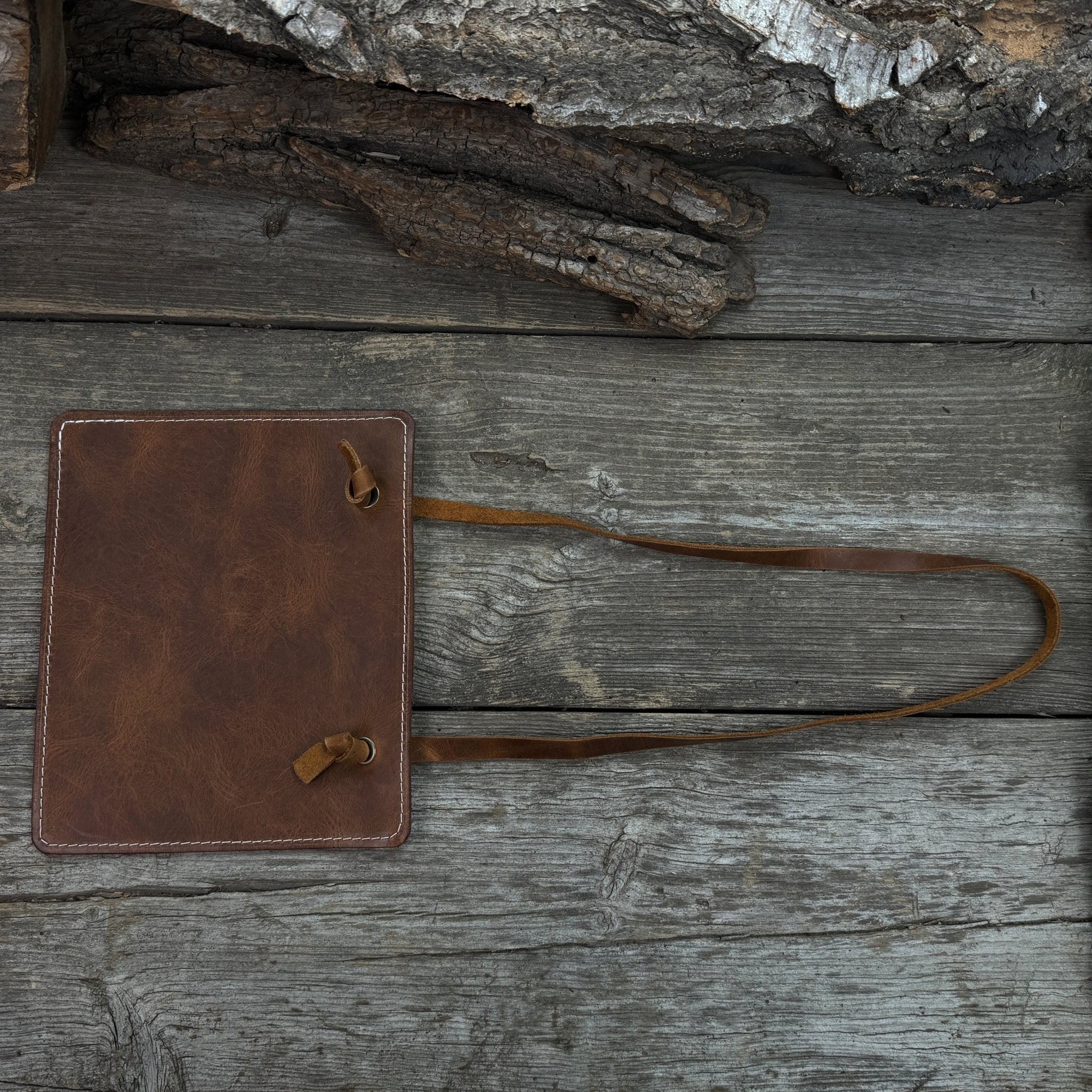 Leather Breast Plate with Adjustable Belt for Carving by Sharky Forged Steel Tools