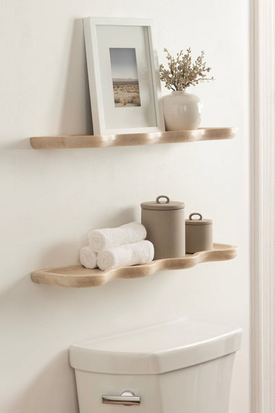Alezar Wood Shelf Set