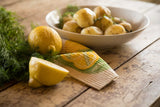 Lemons & Sage Swedish Dishcloth by sweetgum home, LLC - product image 2 for Resin Society