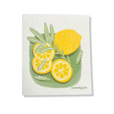 Lemons & Sage Swedish Dishcloth by sweetgum home, LLC - product image 4 for Resin Society