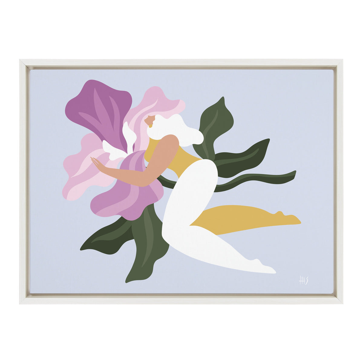 Sylvie How to Soar Framed Canvas by kateandlaurel - product image 2 for Resin Society