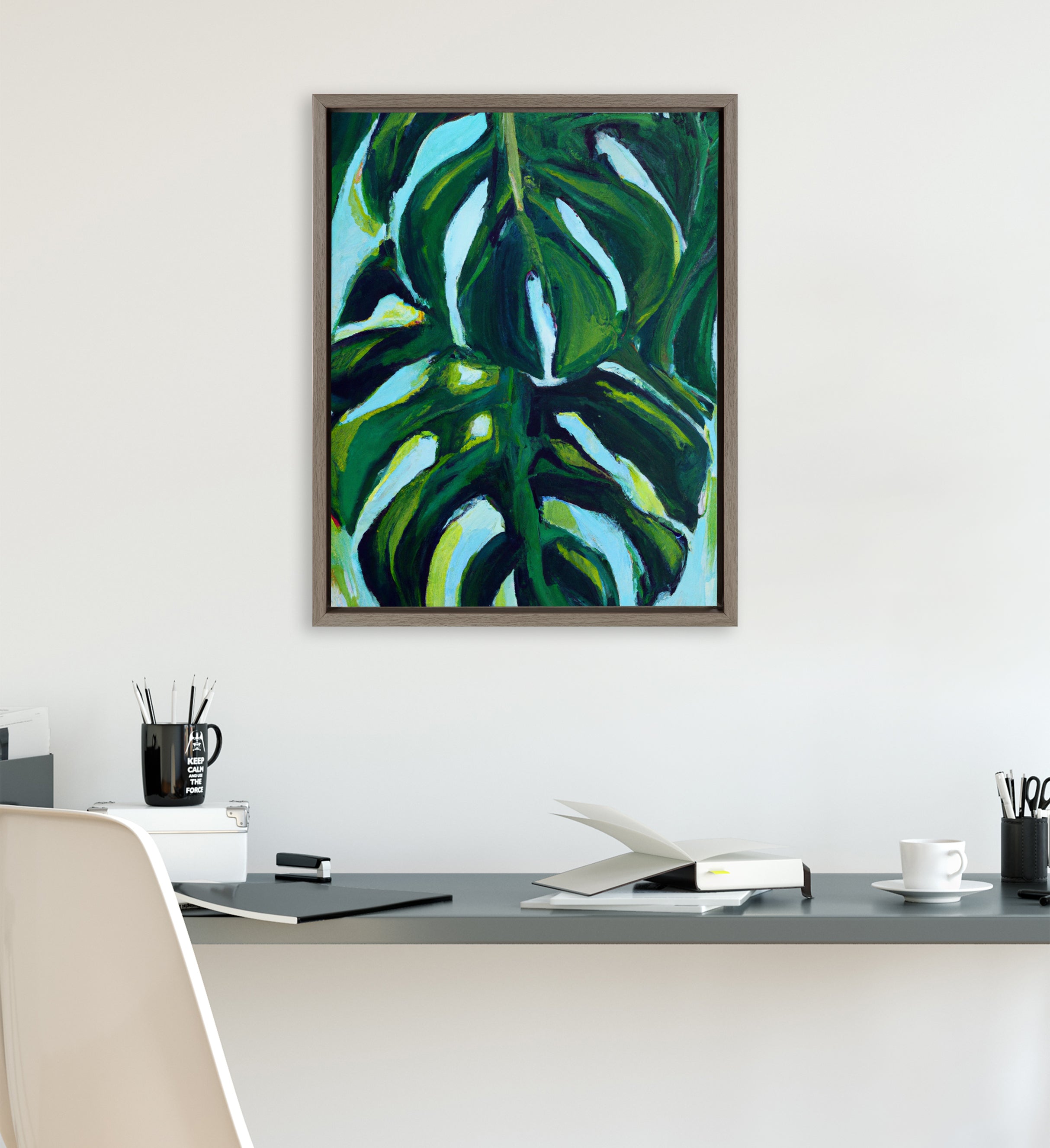 Sylvie Blank Framed Canvas 16x20