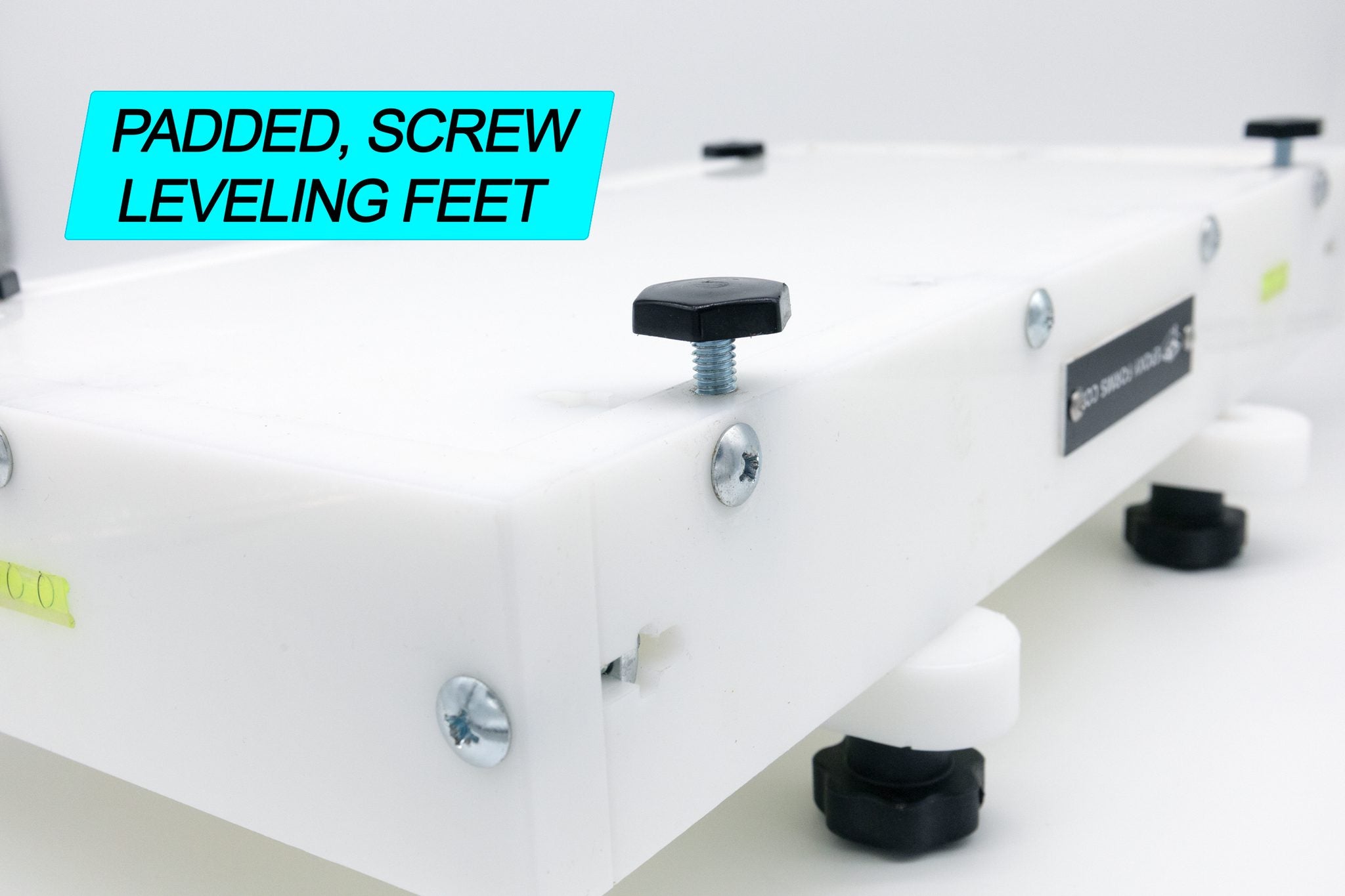 Large epoxy resin form by Ahonui Artisans with clamps and leveling system