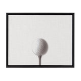Sylvie Horizontal Golf Ball Portrait Framed Canvas, Black 18x24 by kateandlaurel - main product image for Resin Society