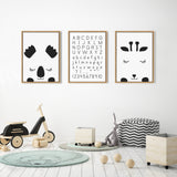 Sylvie Alphabet Penmanship Framed Canvas by The Creative Bunch Studio by kateandlaurel - product image 8 for Resin Society