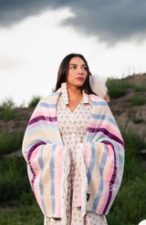 Hunaaneeká (Spring) Blanket by Sackcloth & Ashes