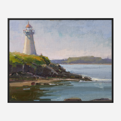 Lighthouse Artist Enhanced Canvas Print by John Beard Collection - product image 5 for Resin Society
