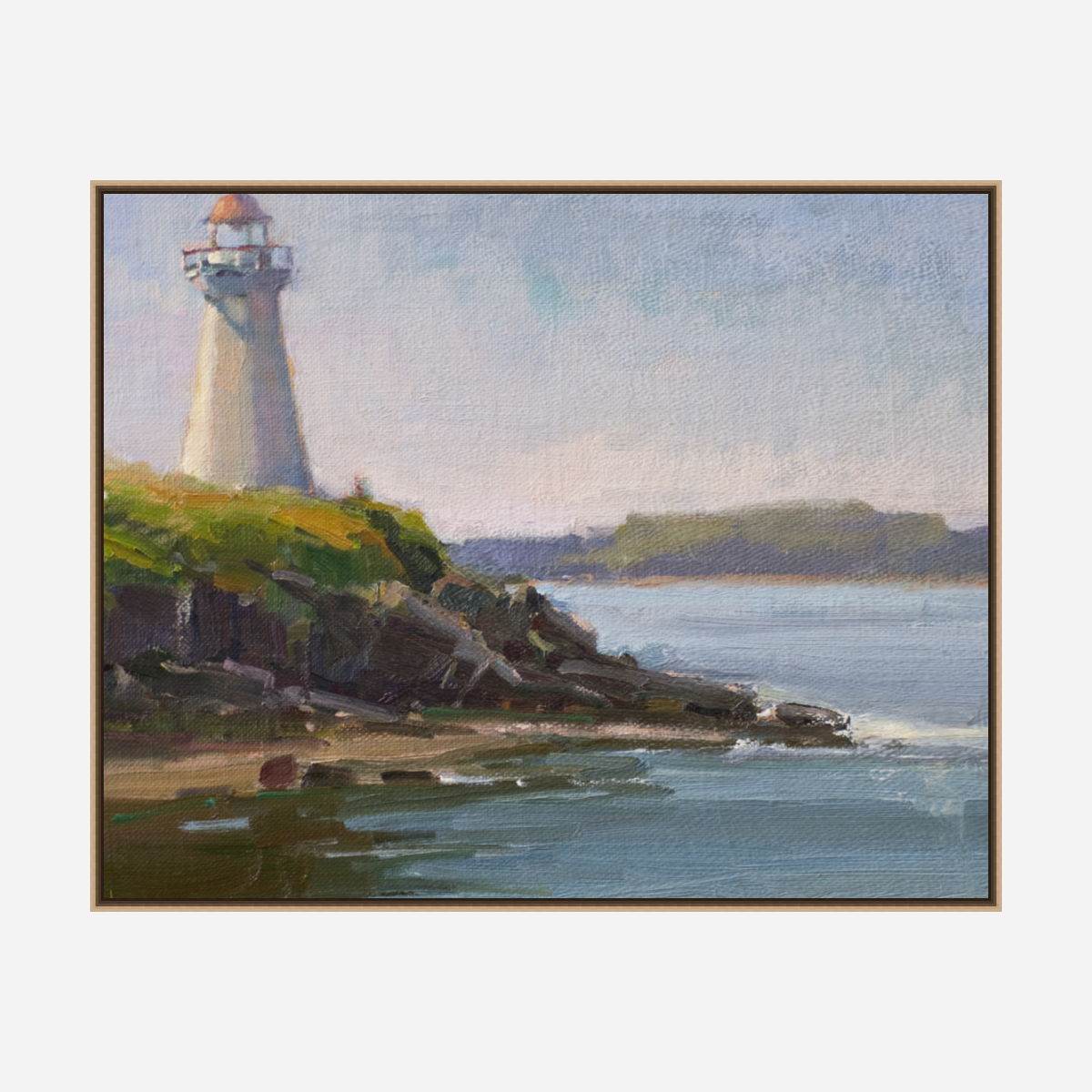 Lighthouse Artist Enhanced Canvas Print by John Beard Collection - product image 8 for Resin Society