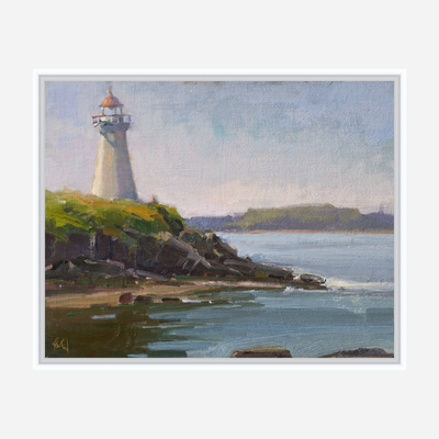 Lighthouse Artist Enhanced Canvas Print by John Beard Collection - product image 6 for Resin Society