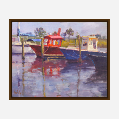 Lil' Red Artist Enhanced Canvas Print by John Beard Collection - product image 7 for Resin Society