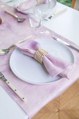 Hand-Dyed Linen Napkins by Sarah Spiegel - main product image for Resin Society