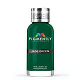 Jade Green Liquid Epoxy Dye bottle and color swatch