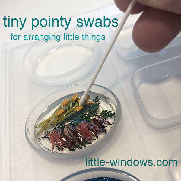 Tiny Pointy Swabs - Box of 1,000! detail image - Resin Society