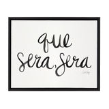 Sylvie Que Sera Sera Framed Canvas by kateandlaurel - product image 7 for Resin Society