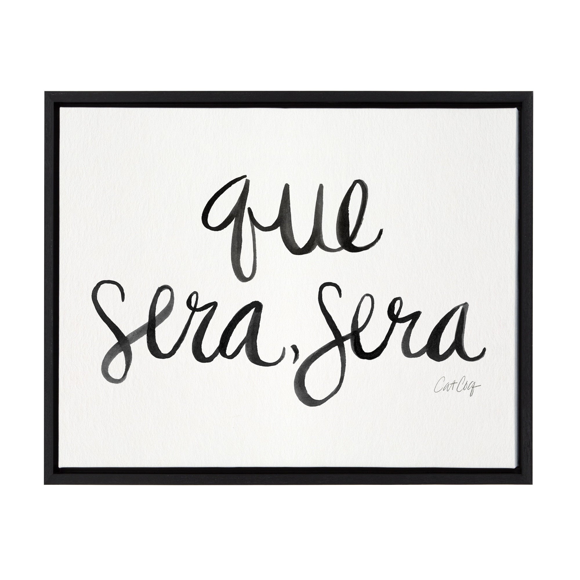 Sylvie Que Sera Sera Framed Canvas by kateandlaurel - product image 7 for Resin Society