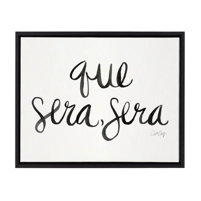Sylvie Que Sera Sera Framed Canvas by kateandlaurel - product image 7 for Resin Society