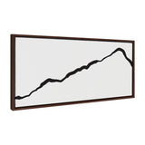 Sylvie Elevated Abstract Minimalist Mountain Landscape Framed Canvas by kateandlaurel - product image 19 for Resin Society