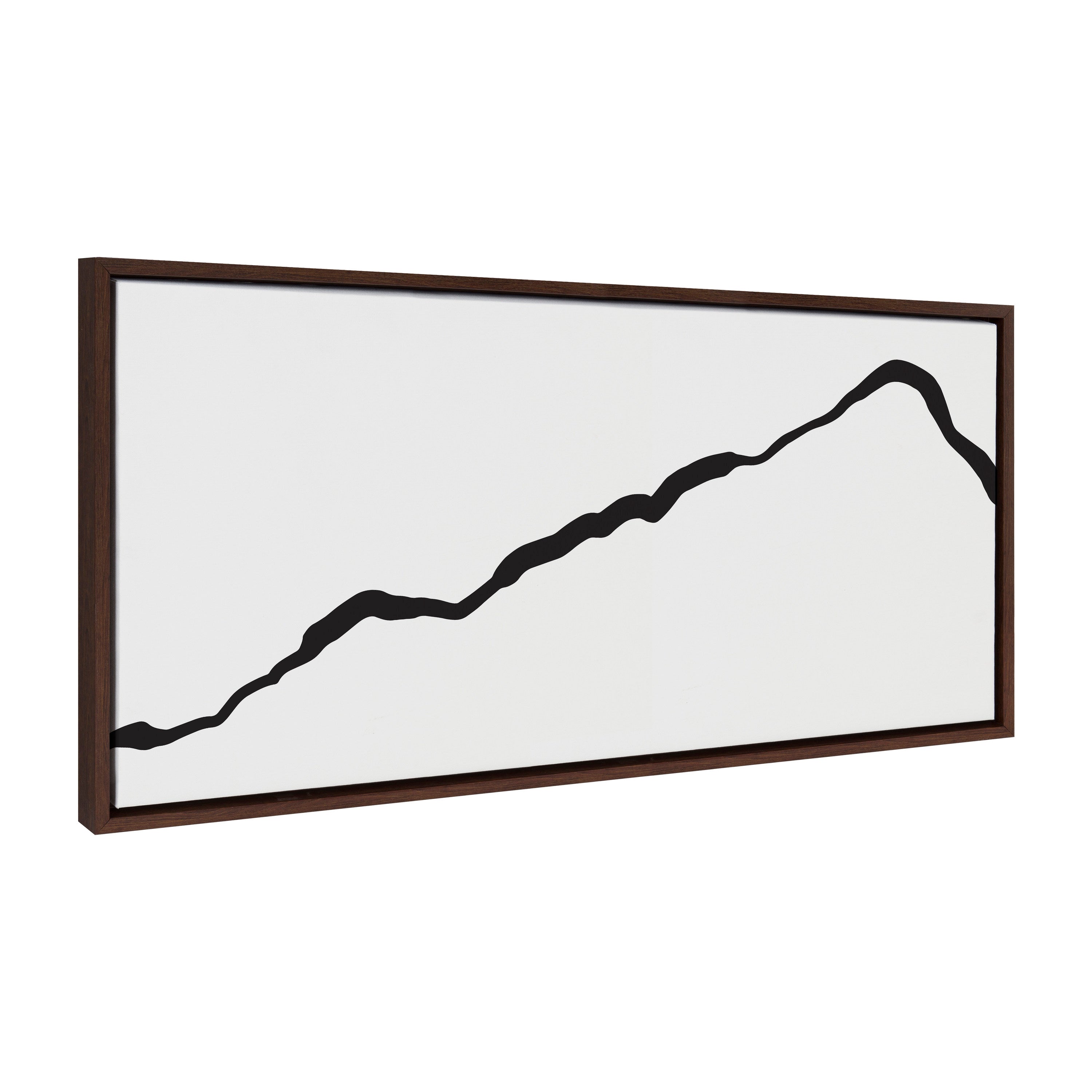 Sylvie Elevated Abstract Minimalist Mountain Landscape Framed Canvas by kateandlaurel - product image 19 for Resin Society