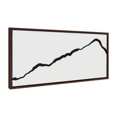 Sylvie Elevated Abstract Minimalist Mountain Landscape Framed Canvas by kateandlaurel - product image 19 for Resin Society