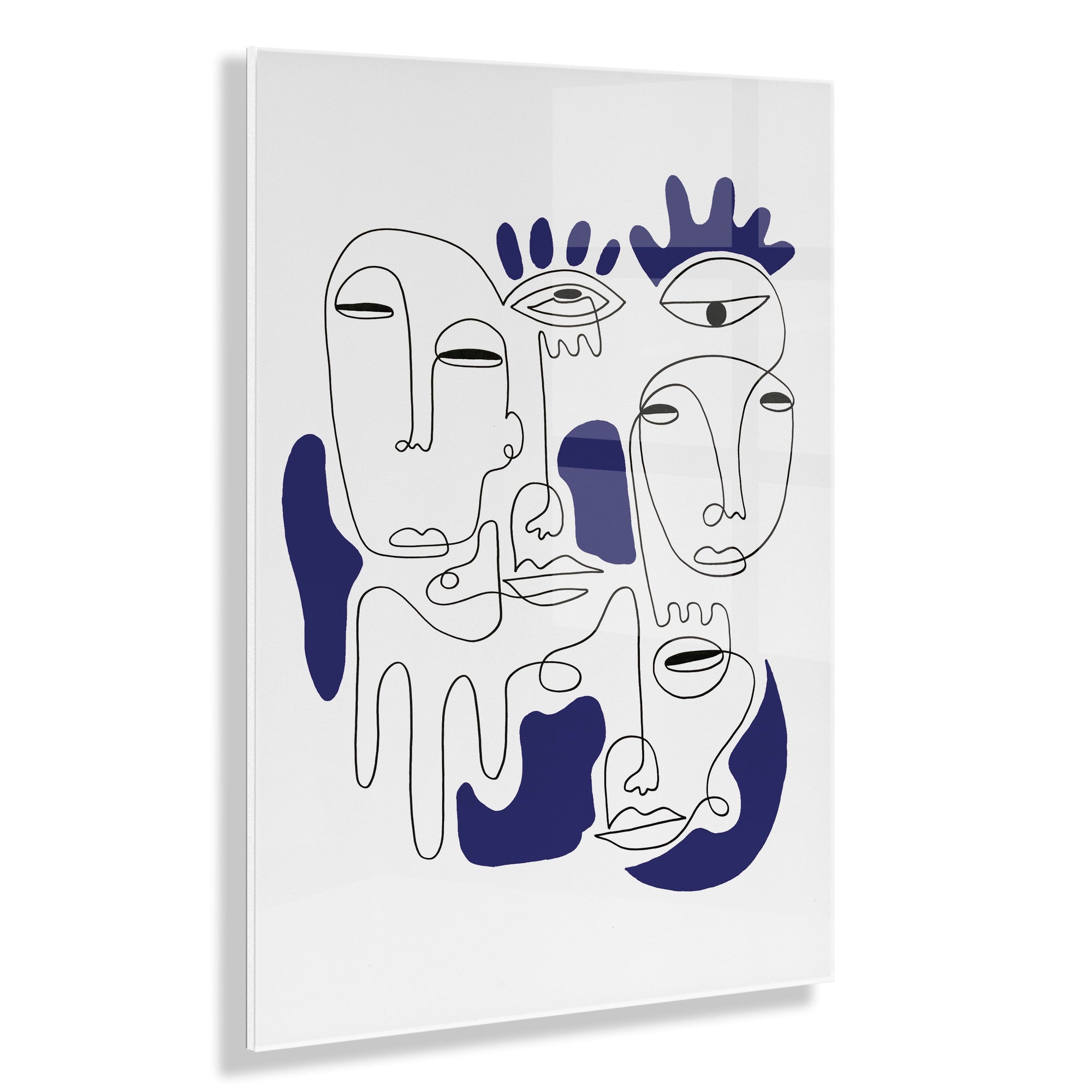 Mystery Blue Floating Acrylic Art by kateandlaurel - product image 11 for Resin Society